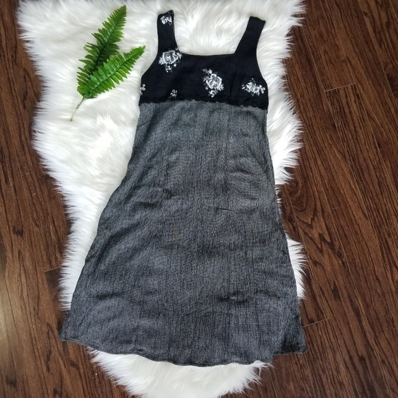 Other - Little Black Lace Up Back Classic Dress Girls 12